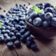 Blueberries in winter
